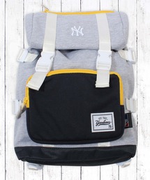 ZI-ON（ジーオン）の「NY ロゴ刺繍 フラップ式 リュックサック（バックパック/リュック）」