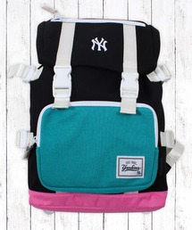 ZI-ON（ジーオン）の「NY ロゴ刺繍 フラップ式 リュックサック（バックパック/リュック）」