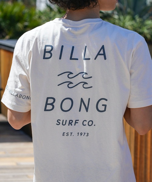 BILLABONG（ビラボン）の「BILLABONG メンズ ONE TIME Ｔシャツ 【2024年春夏モデル】/ビラボン半袖バックプリントロゴTシャツ（Tシャツ/カットソー・メンズ・ホワイト/ミント/クリーム/ブルー/オレンジ系その他/ブラック・SMALL/MEDIUM/LARGE/X-LARGE）」の3枚目の写真