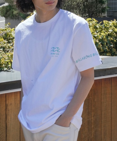 BILLABONG（ビラボン）の「BILLABONG メンズ ONE TIME Ｔシャツ 【2024年春夏モデル】/ビラボン半袖バックプリントロゴTシャツ（Tシャツ/カットソー・メンズ・ホワイト/ミント/クリーム/ブルー/オレンジ系その他/ブラック・SMALL/MEDIUM/LARGE/X-LARGE）」の7枚目の写真