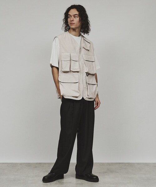 tk.TAKEO KIKUCHI(ティーケータケオキクチ)の「◆タクティカルナイロンベスト(ベスト・メンズ・チャコールグレー/ブラック・88)」の17枚目の写真