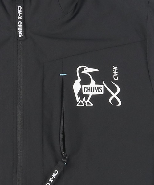CW-X(シーダブリューエックス)の「「CHUMS (チャムス)コラボ」 ジャケット(ナイロンジャケット・レディース・ブラック/ターコイズブルー/ブラック系その他/ブルー・M/L/LL)」の14枚目の写真