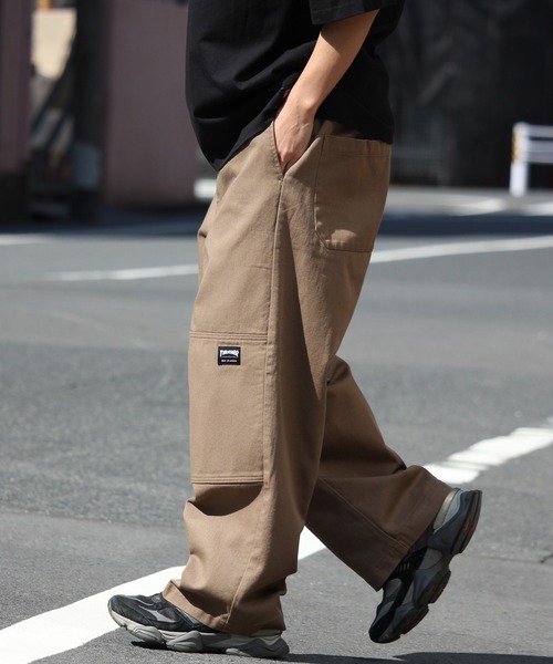 THRASHER/スラッシャー】ダブルニースラブデニムイージーパンツ