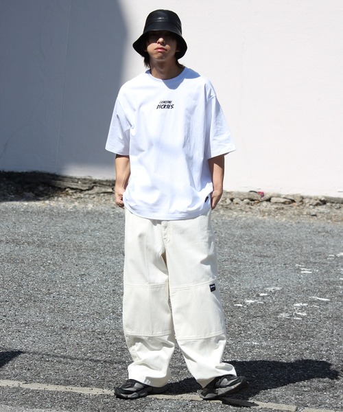 【セール】【THRASHER/スラッシャー】ダブルニースラブデニムイージーパンツ（デニムパンツ）｜THRASHER（スラッシャー）