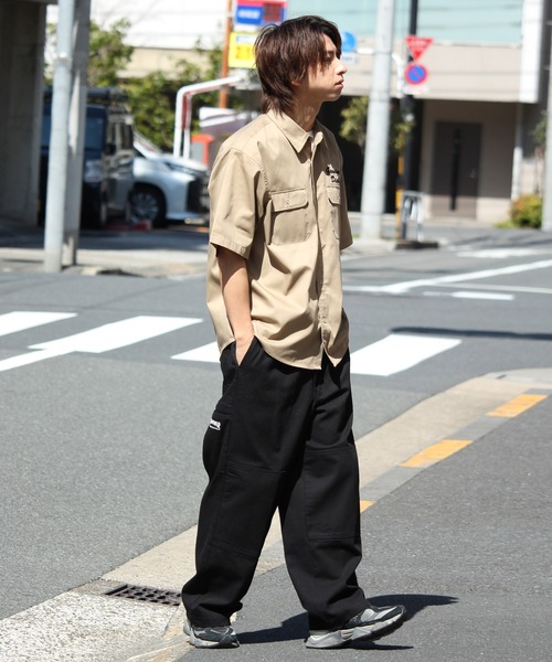 THRASHER（スラッシャー）の「【THRASHER/スラッシャー】ダブルニースラブデニムイージーパンツ（デニムパンツ・メンズ・ブラック/ホワイト/ブラック系その他/ブラウン/ケミカルウォッシュ/グレー/ワンウォッシュ・LL/L/M/S）」の12枚目の写真