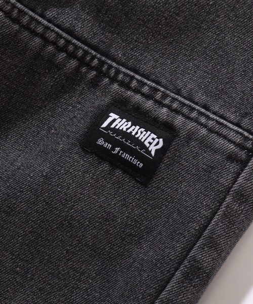 THRASHER（スラッシャー）の「【THRASHER/スラッシャー】ダブルニースラブデニムイージーパンツ（デニムパンツ・メンズ・ブラック/ホワイト/ブラック系その他/ブラウン/ケミカルウォッシュ/グレー/ワンウォッシュ・LL/L/M/S）」の14枚目の写真