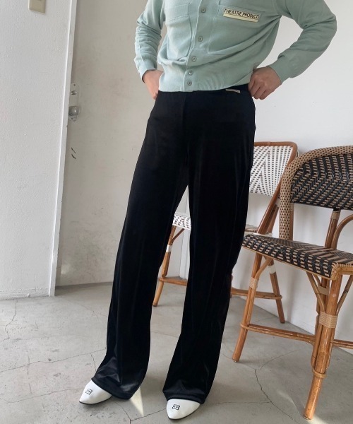 THEATRE PRODUCTS(シアタープロダクツ)の「ベロアパンツ(その他パンツ・レディース・グレー/ブラック・FREE)」の12枚目の写真