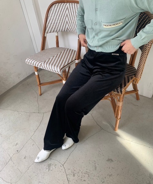 THEATRE PRODUCTS(シアタープロダクツ)の「ベロアパンツ(その他パンツ・レディース・グレー/ブラック・FREE)」の11枚目の写真