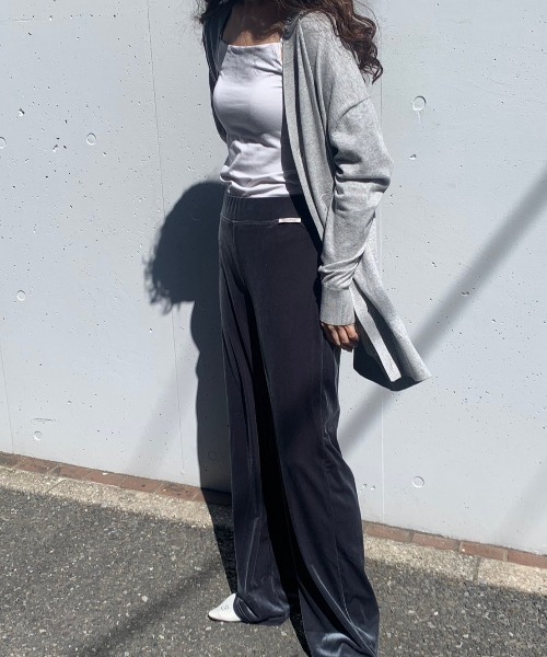 THEATRE PRODUCTS(シアタープロダクツ)の「ベロアパンツ(その他パンツ・レディース・グレー/ブラック・FREE)」の8枚目の写真