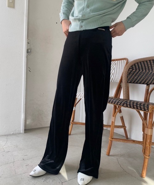 THEATRE PRODUCTS(シアタープロダクツ)の「ベロアパンツ(その他パンツ・レディース・グレー/ブラック・FREE)」の14枚目の写真