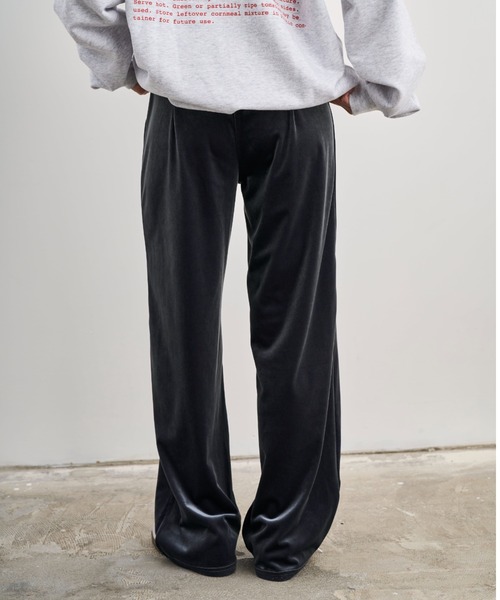 THEATRE PRODUCTS(シアタープロダクツ)の「ベロアパンツ(その他パンツ・レディース・グレー/ブラック・FREE)」の21枚目の写真