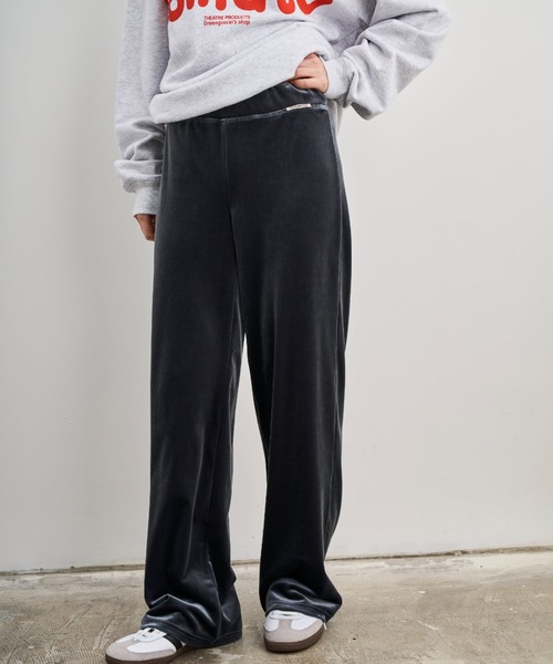 THEATRE PRODUCTS(シアタープロダクツ)の「ベロアパンツ(その他パンツ・レディース・グレー/ブラック・FREE)」の22枚目の写真