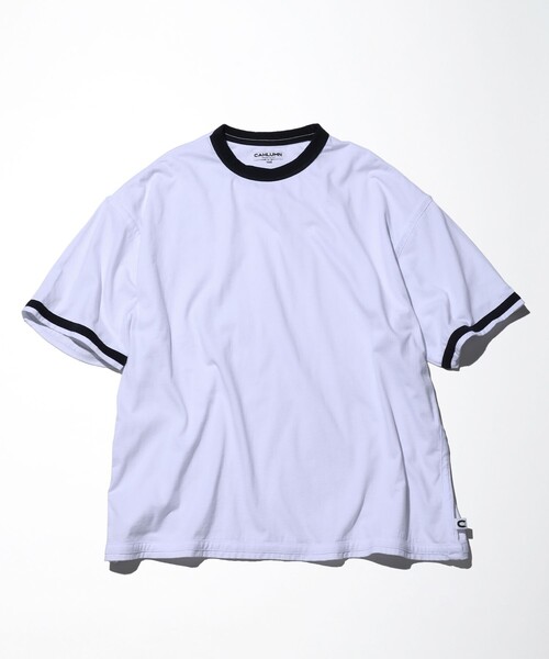CAHLUMN（カウラム）の「CAHLUMN/カウラム Reversible Trim T-Shirt/リバーシブル トリムTシャツ（Tシャツ/カットソー・メンズ・ホワイト/ネイビー・SMALL/MEDIUM/LARGE/X-LARGE/XX-LARGE）」の4枚目の写真
