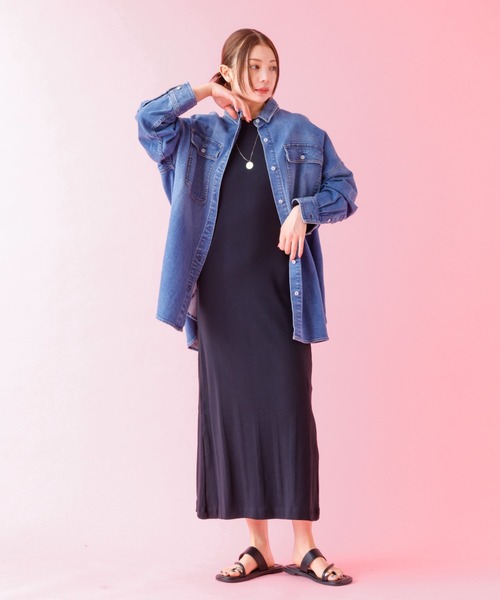 MILLER（ミラー）の「25SS追加【Robert P.Miller/ロバートピーミラー】リブワンピース / カップ付き / アメスリ（ワンピース・レディース・ブラック/アイボリー/ブラウン・フリー）」の19枚目の写真