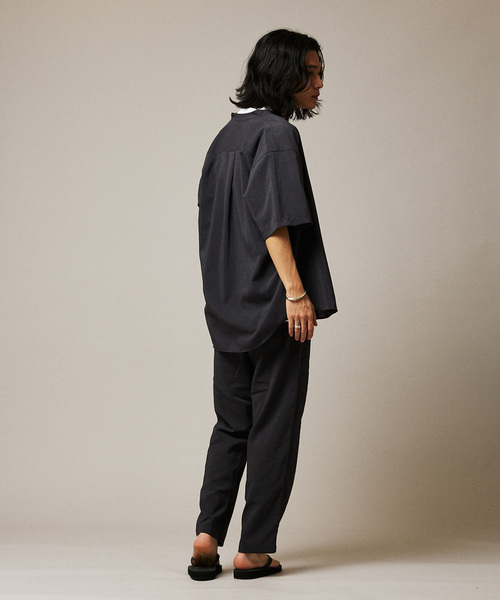 JOURNAL STANDARD（ジャーナルスタンダード）の「”吸水速乾 / 接触冷感” EVALET LIGHT バンドカラー S/S シャツ（シャツ/ブラウス・メンズ・ブラック系その他/アイボリー/ブラウン系その他/コバルトブルー・SMALL/MEDIUM/LARGE）」の11枚目の写真