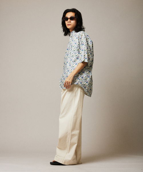 JOURNAL STANDARD(ジャーナルスタンダード)の「【LIBERTY / リバティ】ファットシルエット ボタンダウン S/Sシャツ(シャツ/ブラウス・メンズ・ブラック/ホワイト/ネイビー/コバルトブルー・MEDIUM/LARGE)」の6枚目の写真
