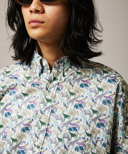JOURNAL STANDARD(ジャーナルスタンダード)の「【LIBERTY / リバティ】ファットシルエット ボタンダウン S/Sシャツ(シャツ/ブラウス・メンズ・ブラック/ホワイト/ネイビー/コバルトブルー・MEDIUM/LARGE)」の12枚目の写真