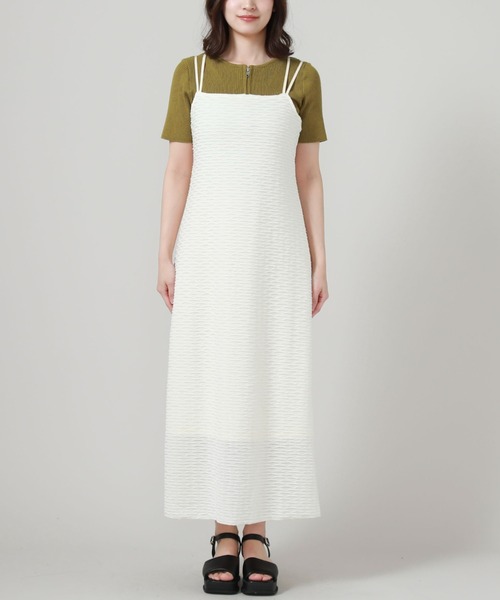 archives（アルシーヴ）の「フリルカットキャミワンピース（ワンピース・レディース・オフホワイト/ブラウン/ブラック/グリーン系その他・MEDIUM）」の16枚目の写真