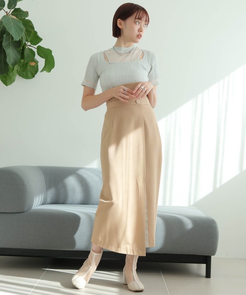 LADYMADE(レディメイド)の「スリットシアーレイヤードラメニット(ニット/セーター・レディース・ラベンダー/ライトグレー/ブラック・FREE)」の20枚目の写真