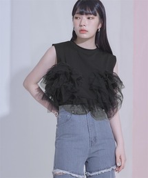miette | フリルチュールドッキングトップス(Tシャツ/カットソー)