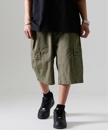 FUBU（ フブ）の「FUBU フブ ブランド アメカジ ロゴ カーゴ ハーフパンツ ショートパンツ（カーゴパンツ・メンズ）」