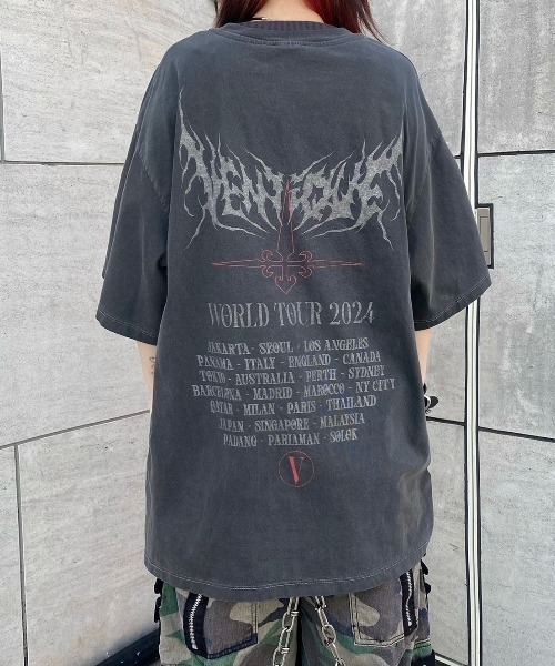 XU（エックスユー）の「【Never mind the XU】VENTIQUE tee / 【ネバーマインド ザ エックスユー】プリント半袖Tシャツ（Tシャツ/カットソー・メンズ・グレー/チャコール・ONE SIZE）」の19枚目の写真