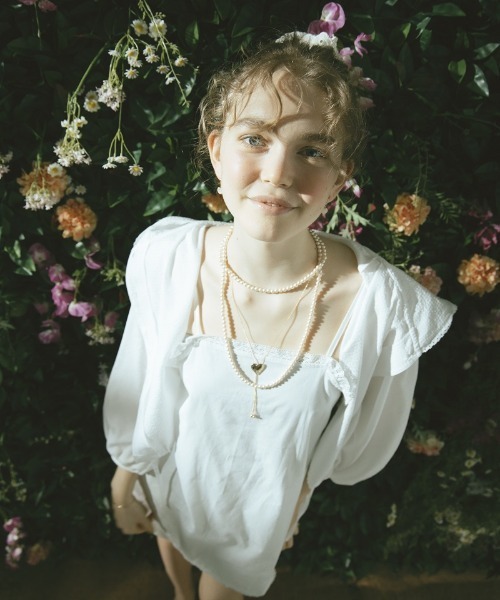 flower（フラワー）の「レイヤードレースワンピース（ワンピース・レディース・ホワイト・FREE）」の11枚目の写真