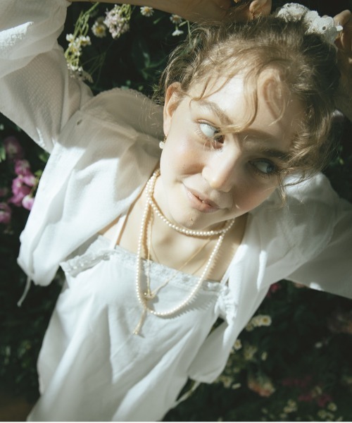 flower（フラワー）の「レイヤードレースワンピース（ワンピース・レディース・ホワイト・FREE）」の12枚目の写真