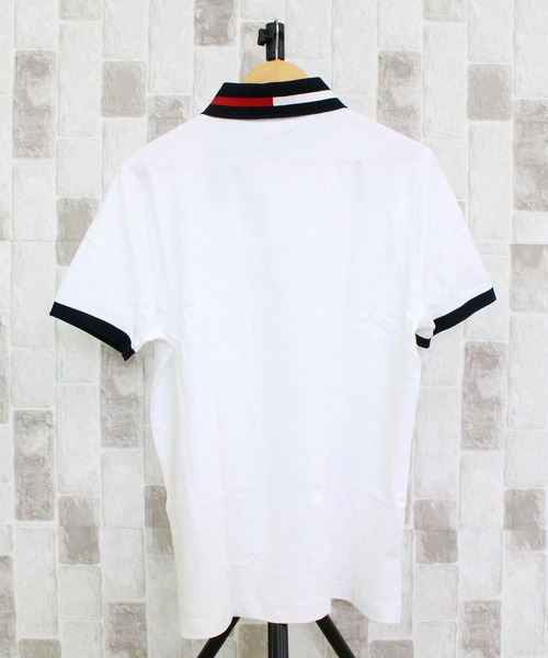 TOMMY HILFIGER(トミーヒルフィガー)の「プロパーティップ 半袖ポロシャツ PROPER TIPPED SS POLO(ポロシャツ・メンズ・ホワイト/ネイビー・L/M/S/XL)」の4枚目の写真