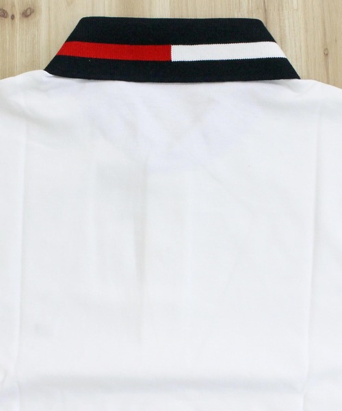 TOMMY HILFIGER(トミーヒルフィガー)の「プロパーティップ 半袖ポロシャツ PROPER TIPPED SS POLO(ポロシャツ・メンズ・ホワイト/ネイビー・L/M/S/XL)」の11枚目の写真