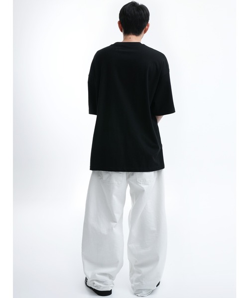 ★OY★BLOOM LOGO TEE - BLACK★正規品/韓国直送料込/人気 OY/オーワイ』 DOODLE FLOWER LOGO MTM/ダブルフラワークルー