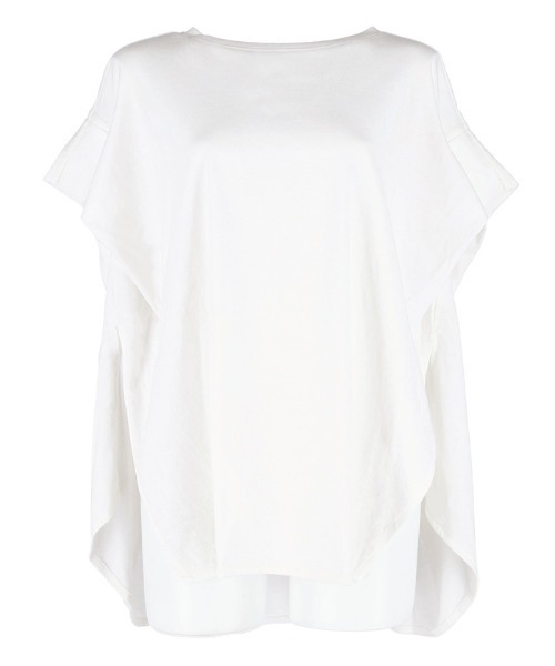 coca(coca)(コカ)の「【WEB限定セール】ボックスシルエットTシャツ(Tシャツ/カットソー・レディース・チャコール/ホワイト・L/M)」の8枚目の写真