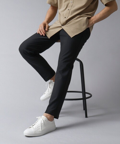 NOLLEY'S goodman(ノーリーズグッドマン)の「【ACTIVE SECT】《限定展開 / ストレッチ / 形状安定》ワンダーシェイプイージーパンツ(チノパンツ・メンズ・ライトグレー/ダークネイビー/ブラック/カーキ・XL/L/M/S)」の2枚目の写真