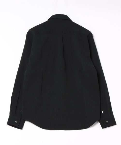 ＪＵＧＬＡＮＳ（ユグランス）の「【MMMM】ウーブンワッフルレギュラーカラーシャツ/メンズ（シャツ/ブラウス・メンズ・ブラック/ベージュ/ホワイト・M/L/XL）」の4枚目の写真