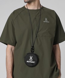 Psycho Bunny（サイコバニー）の「WILD THINGS × Psycho Bunny コラボ サークルネックウォレット（ポーチ・メンズ）」