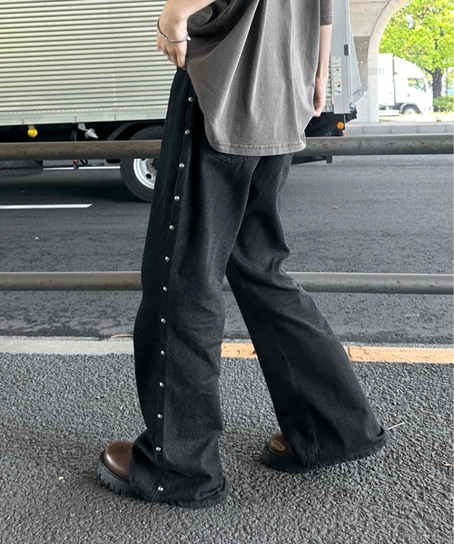 sedacle(セダクル)の「アソートセミフレアデニム(デニムパンツ・メンズ・ブラック/ブルー/グレー/ダークインディゴブルー・LARGE/SMALL/MEDIUM)」の6枚目の写真