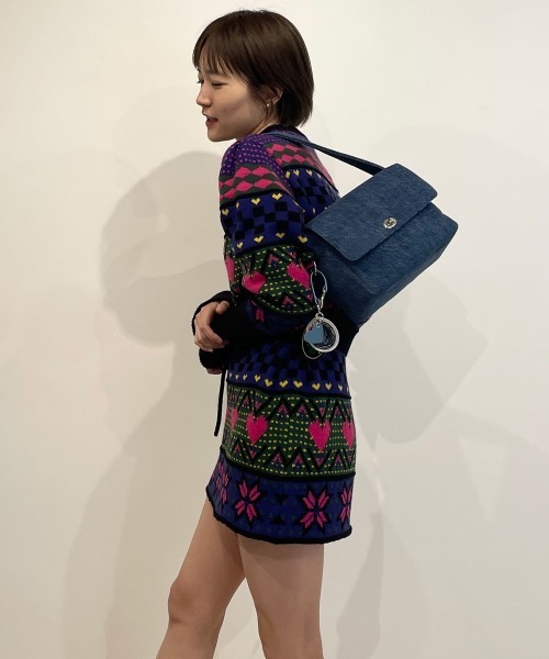 HOLIDAY（ホリデイ）の「MULTI KNIT MINI SKIRT マルチニットミニ
