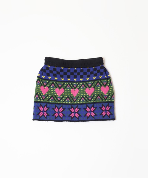 HOLIDAY（ホリデイ）の「MULTI KNIT MINI SKIRT マルチニットミニ