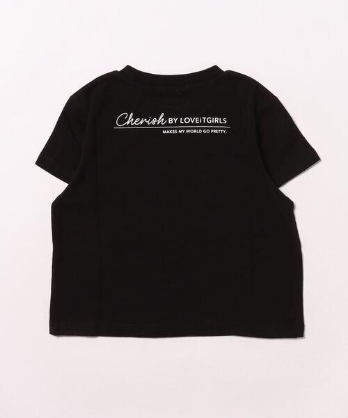 by LOVEiT（バイラビット）の「アイス転写半袖Tシャツ（Tシャツ/カットソー・キッズ・ブラック/ピンク/オフホワイト/サックスブルー・140cm/150cm/160cm/120cm/130cm）」の19枚目の写真
