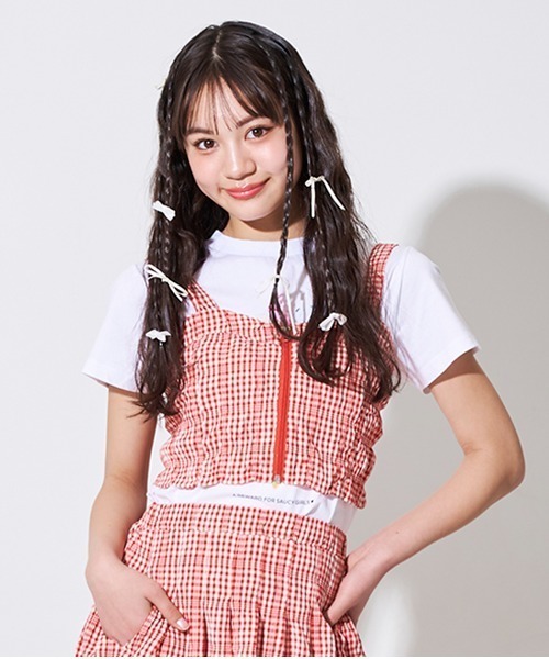 by LOVEiT（バイラビット）の「アイス転写半袖Tシャツ（Tシャツ/カットソー・キッズ・ブラック/ピンク/オフホワイト/サックスブルー・140cm/150cm/160cm/120cm/130cm）」の13枚目の写真