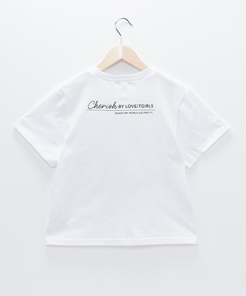 by LOVEiT（バイラビット）の「アイス転写半袖Tシャツ（Tシャツ/カットソー・キッズ・ブラック/ピンク/オフホワイト/サックスブルー・140cm/150cm/160cm/120cm/130cm）」の17枚目の写真