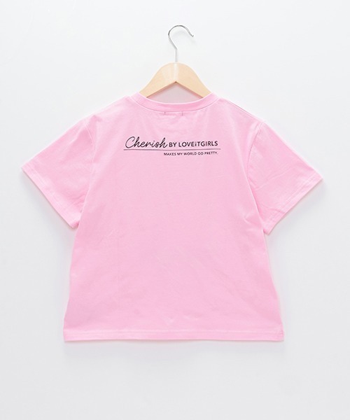 by LOVEiT（バイラビット）の「アイス転写半袖Tシャツ（Tシャツ/カットソー・キッズ・ブラック/ピンク/オフホワイト/サックスブルー・140cm/150cm/160cm/120cm/130cm）」の18枚目の写真