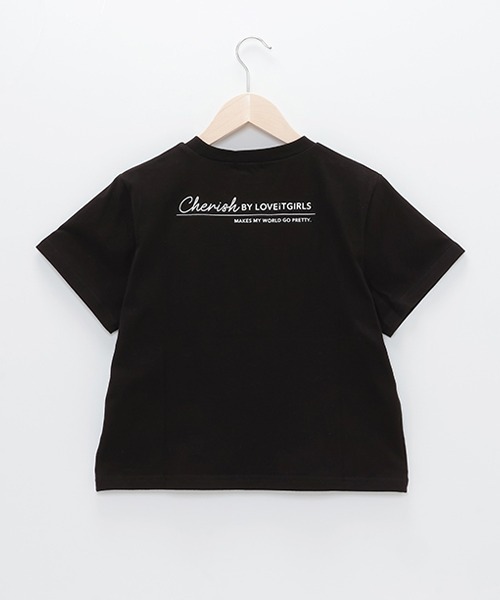 by LOVEiT（バイラビット）の「アイス転写半袖Tシャツ（Tシャツ/カットソー・キッズ・ブラック/ピンク/オフホワイト/サックスブルー・140cm/150cm/160cm/120cm/130cm）」の7枚目の写真