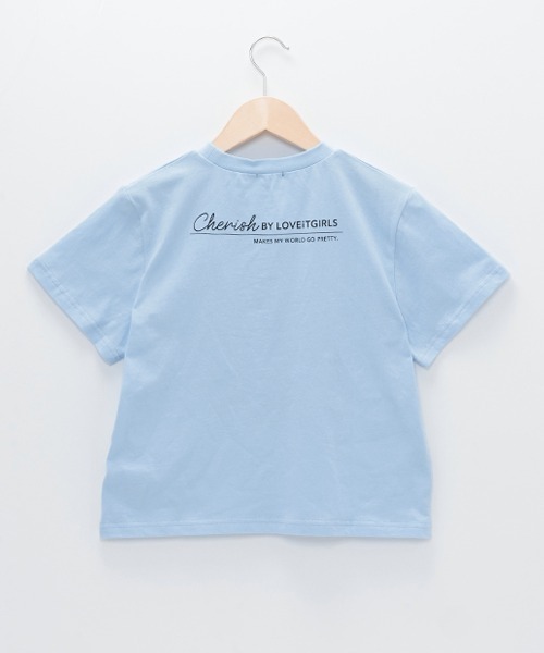 by LOVEiT（バイラビット）の「アイス転写半袖Tシャツ（Tシャツ/カットソー・キッズ・ブラック/ピンク/オフホワイト/サックスブルー・140cm/150cm/160cm/120cm/130cm）」の8枚目の写真