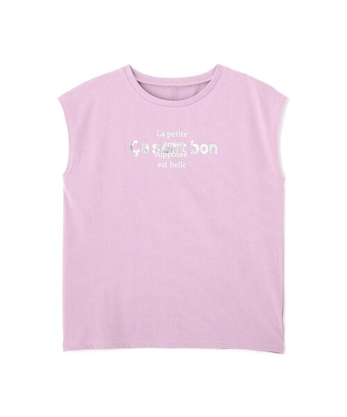 PROPORTION BODY DRESSING（プロポーションボディドレッシング）の「フレンチスリーブロゴＴシャツ（Tシャツ/カットソー・レディース・ホワイト系その他/ピンク・FREE）」の14枚目の写真