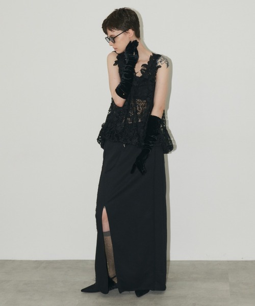 la belle Etude（ラベルエチュード）の「深スリットスウェットIライン  