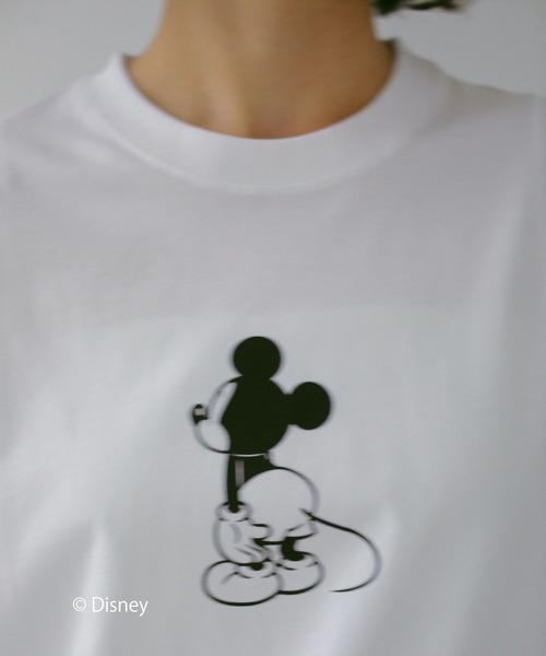N WITH.（エヌウィズ）の「mickey TEE back（Tシャツ/カットソー・レディース・アイボリー/ブラック・FREE）」の16枚目の写真
