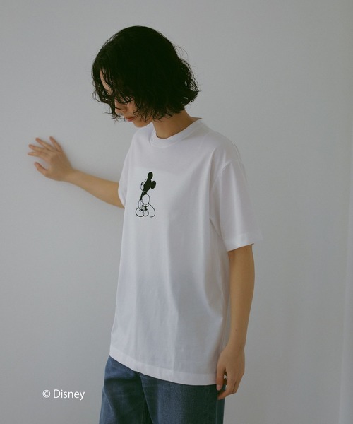 N WITH.（エヌウィズ）の「mickey TEE back（Tシャツ/カットソー・レディース・アイボリー/ブラック・FREE）」の13枚目の写真
