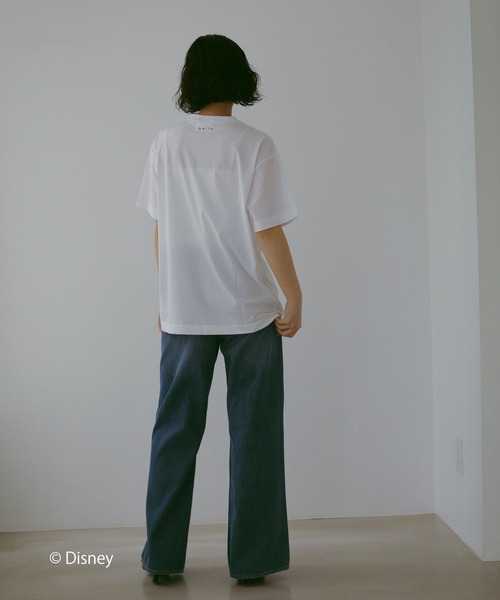 N WITH.（エヌウィズ）の「mickey TEE back（Tシャツ/カットソー・レディース・アイボリー/ブラック・FREE）」の10枚目の写真