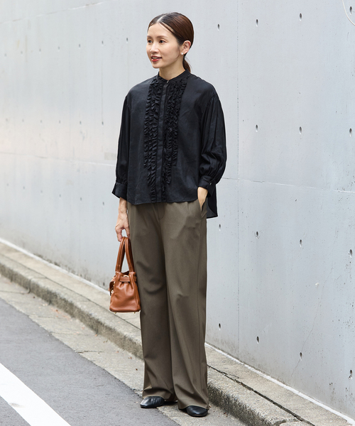 【新品】IENA ハイストレッチイージーパンツ IENA（イエナ）の「ハイストレッチイージーパンツ（その他パンツ